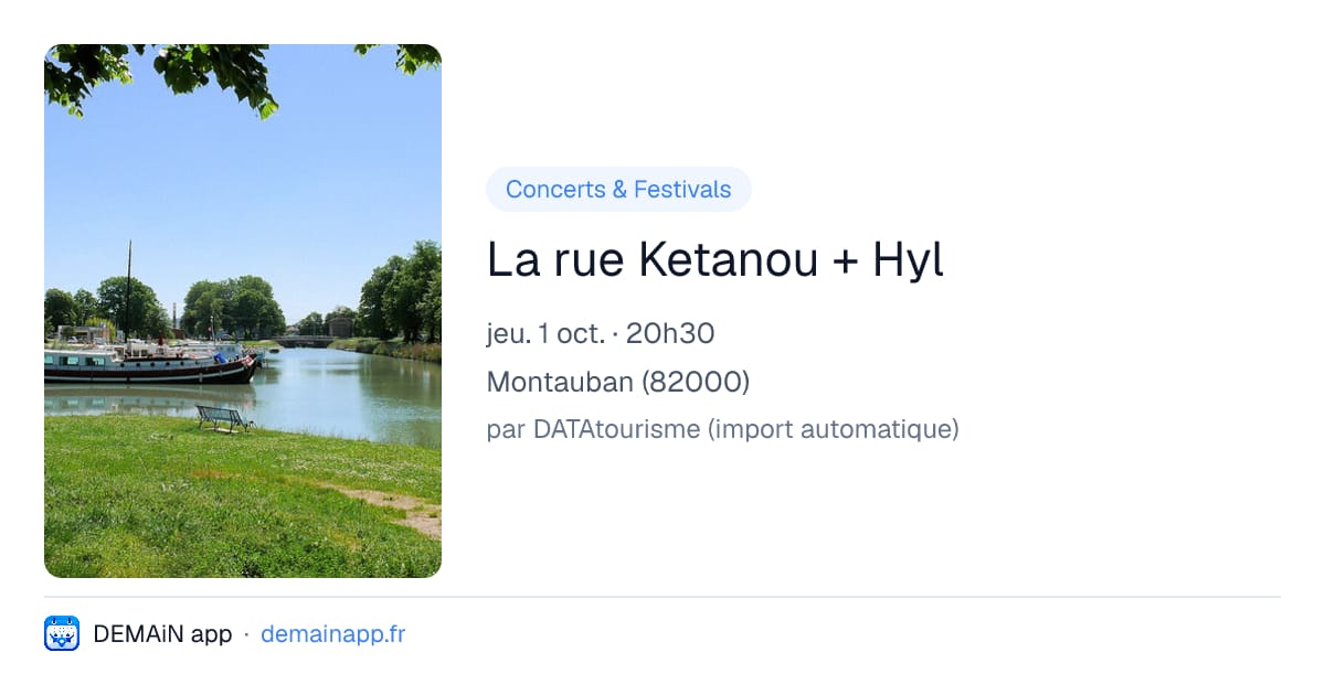 La rue Ketanou + Hyl — Montauban