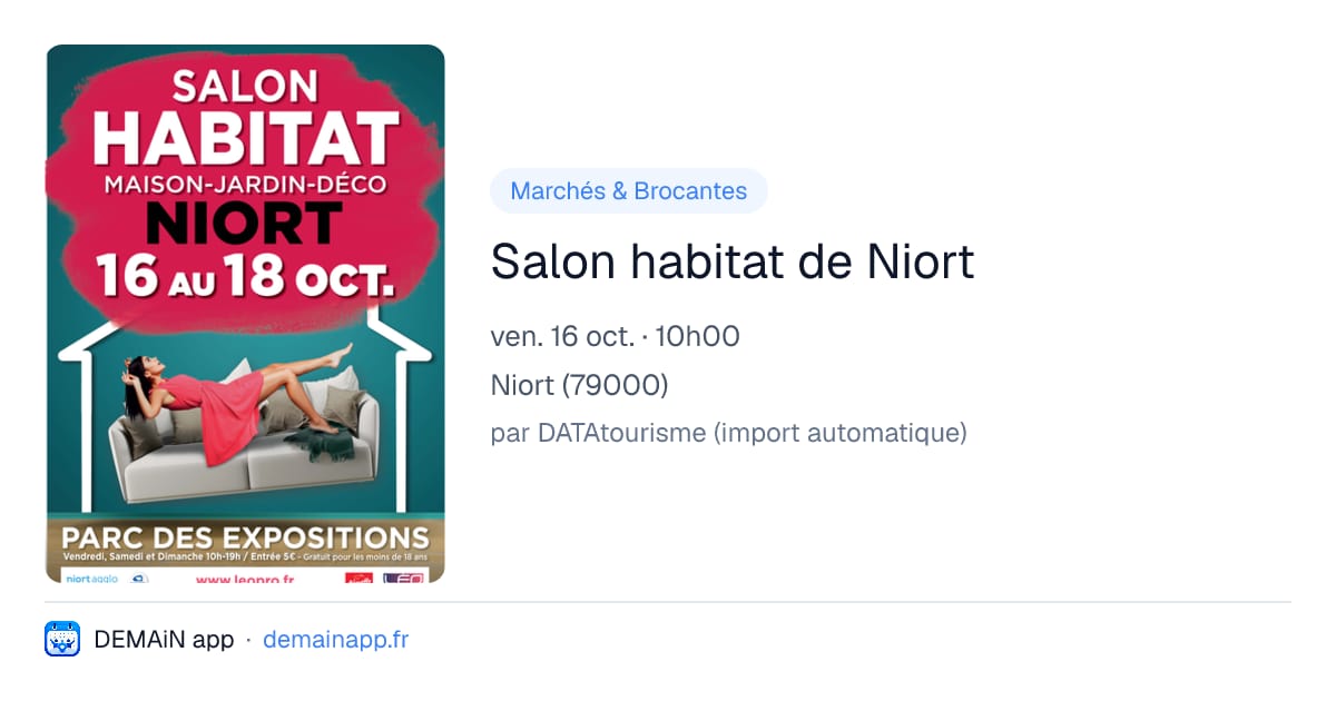 Salon habitat de Niort — Niort