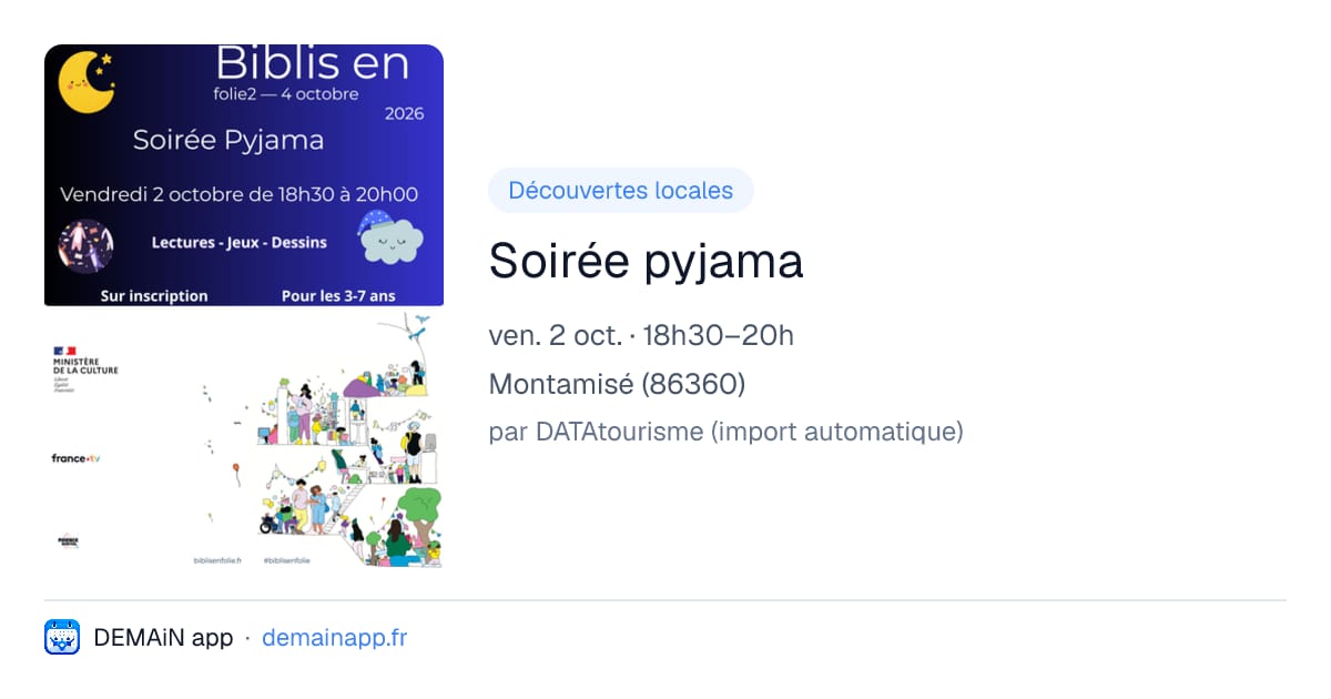 Soirée pyjama — Montamisé