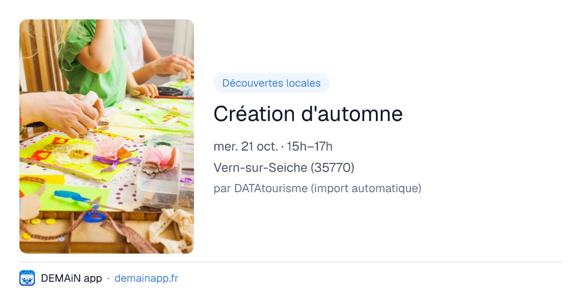 Création d'automne — Vern-sur-Seiche