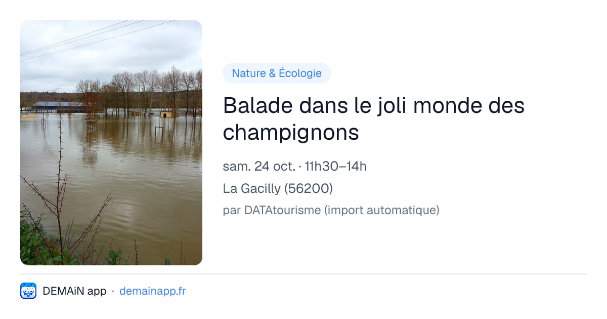 Balade dans le joli monde des champignons — La Gacilly