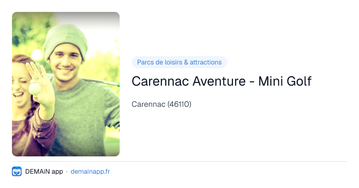 Carennac Aventure - Mini Golf — Carennac