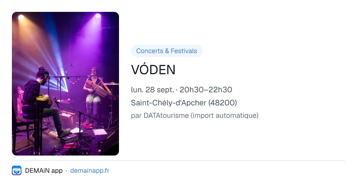 VÓDEN — Saint-Chély-d'Apcher