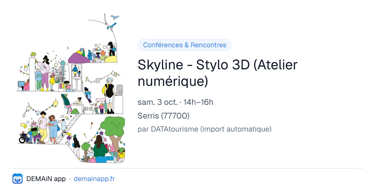 Skyline - Stylo 3D (Atelier numérique) — Serris
