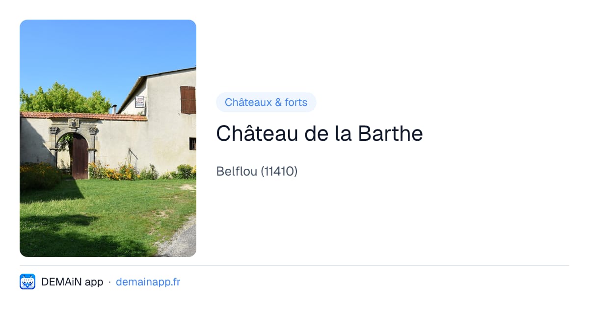 Château de la Barthe — Belflou