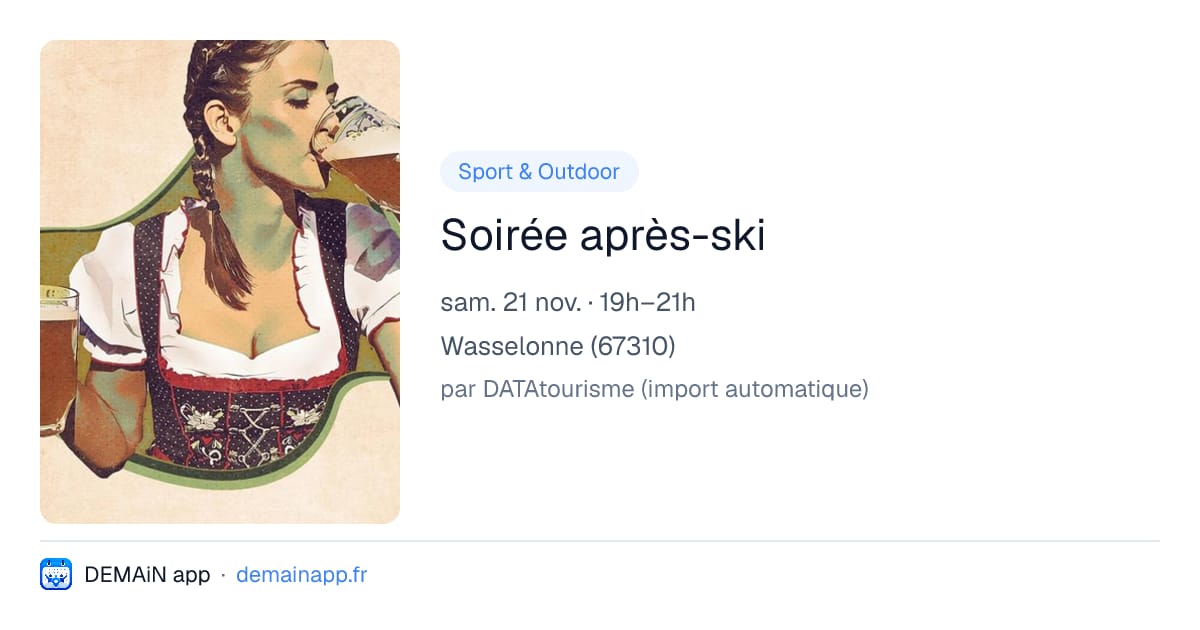 Soirée après-ski — Wasselonne