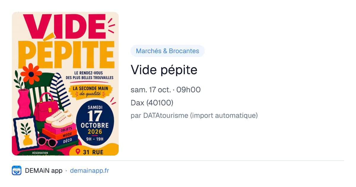 Vide pépite — Dax