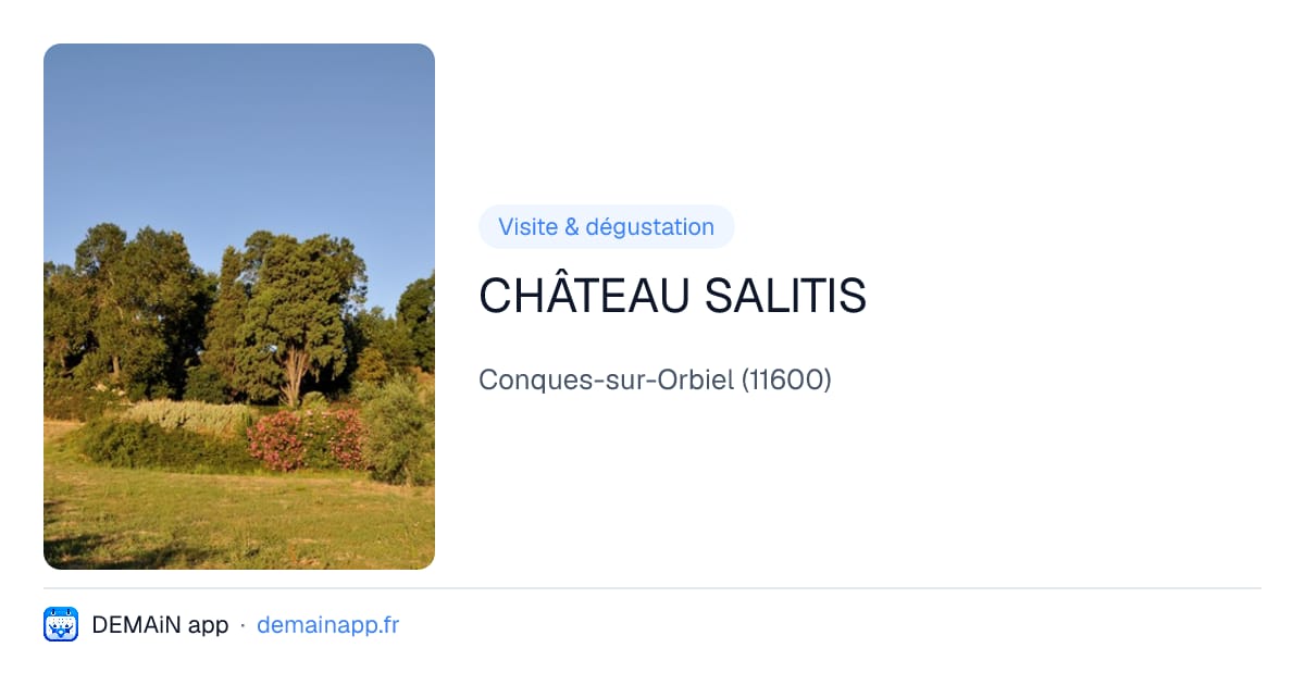 CHÂTEAU SALITIS — Conques-sur-Orbiel