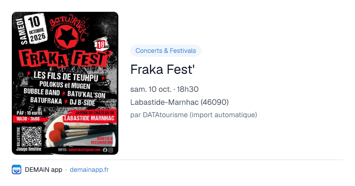 Fraka Fest' — Labastide-Marnhac