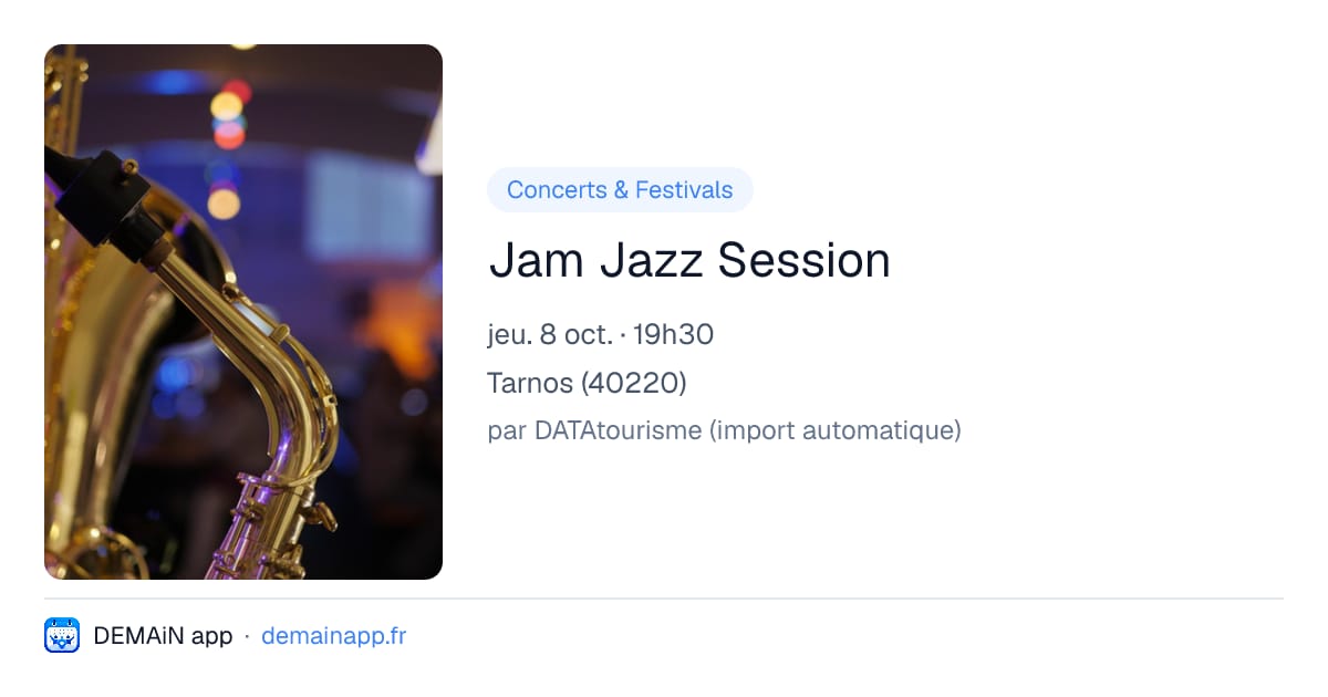 Jam Jazz Session — Tarnos