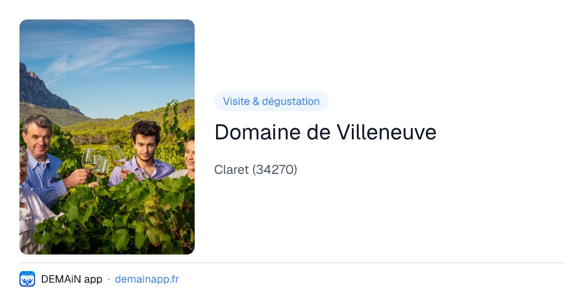 Domaine de Villeneuve — Claret