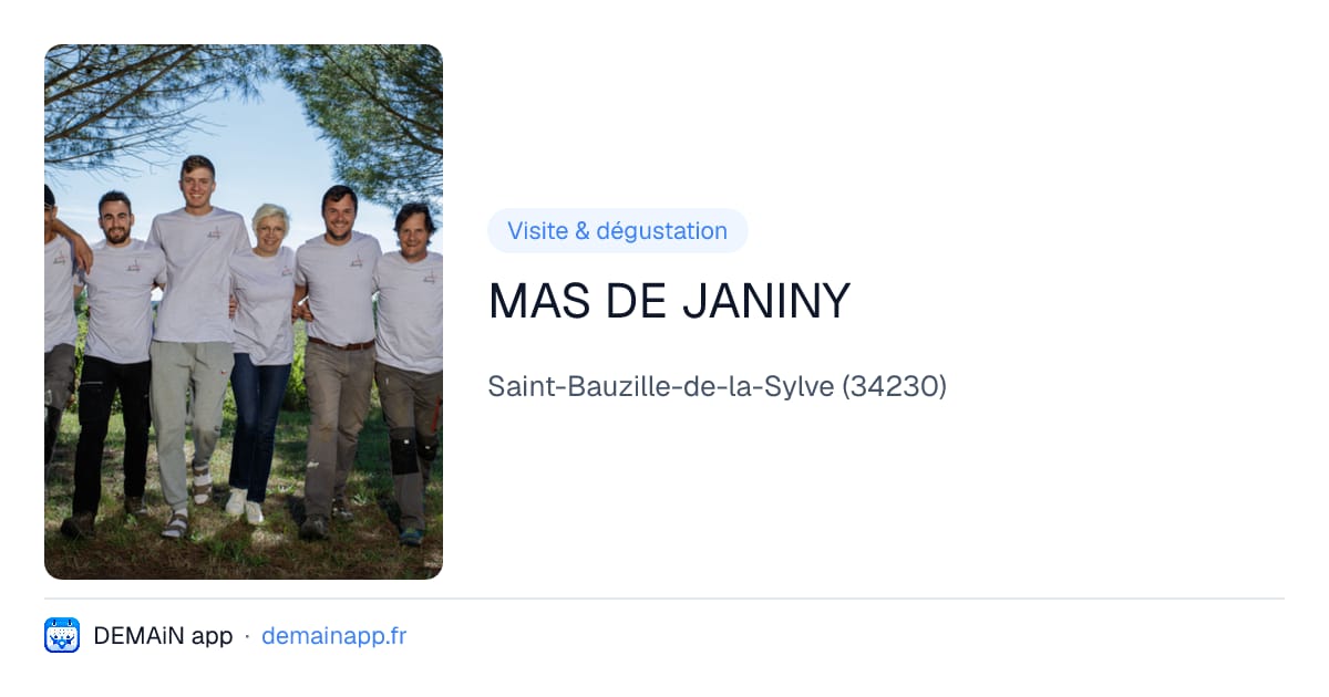 MAS DE JANINY — Saint-Bauzille-de-la-Sylve