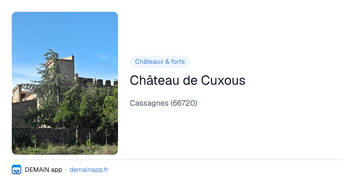 Château de Cuxous — Cassagnes