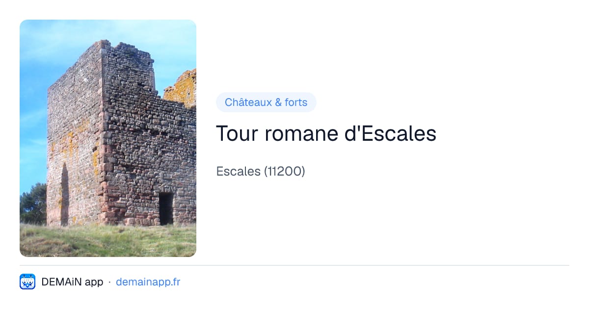 Tour romane d'Escales — Escales