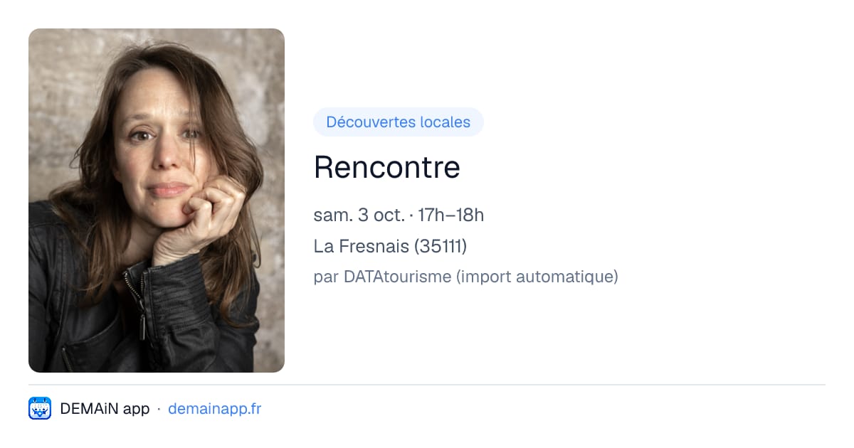 Rencontre — La Fresnais