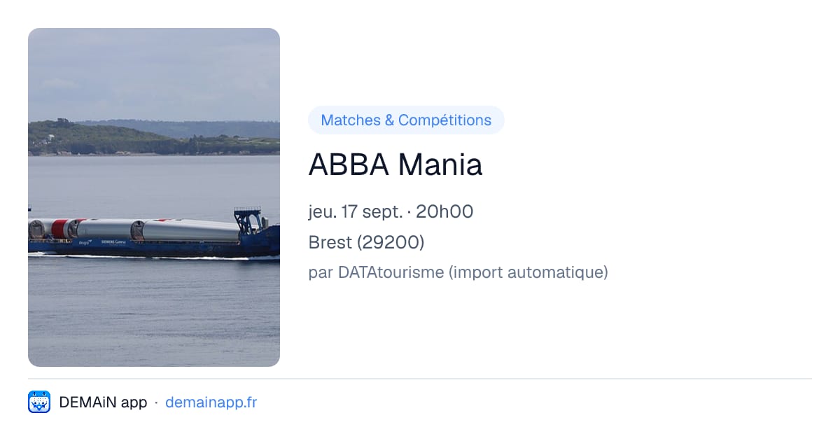 ABBA Mania — Brest