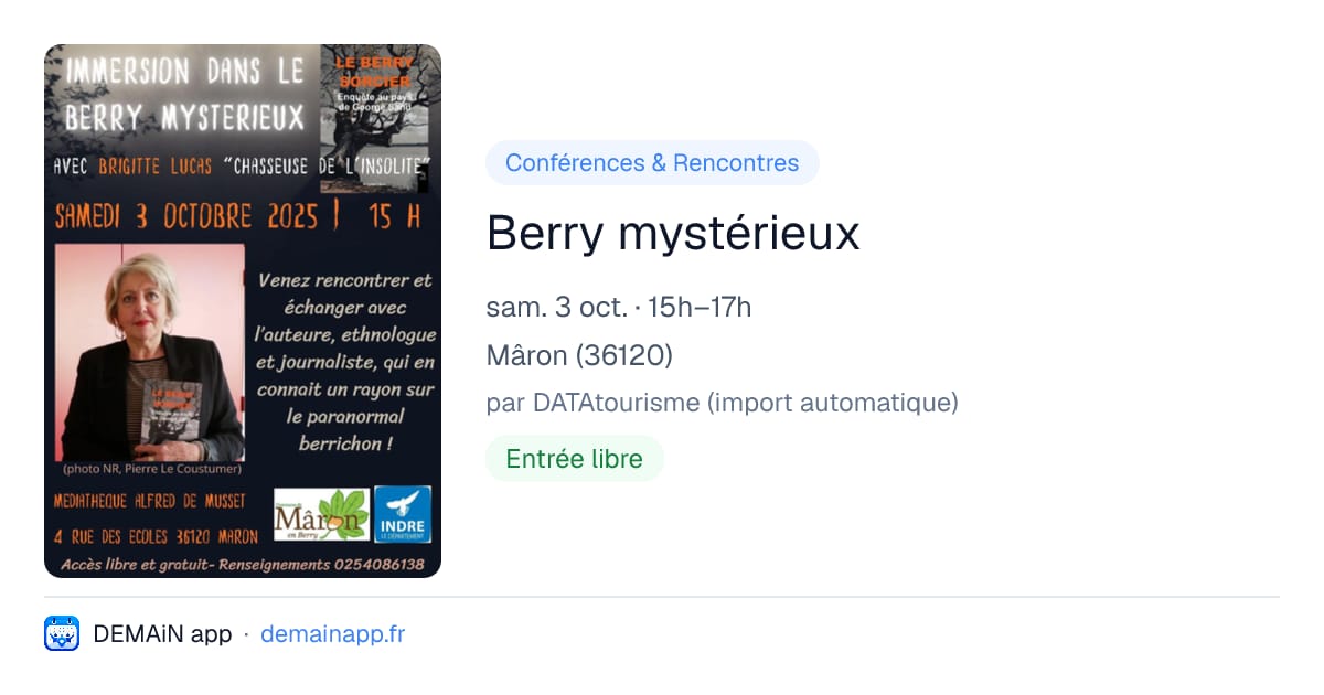 Berry mystérieux — Mâron