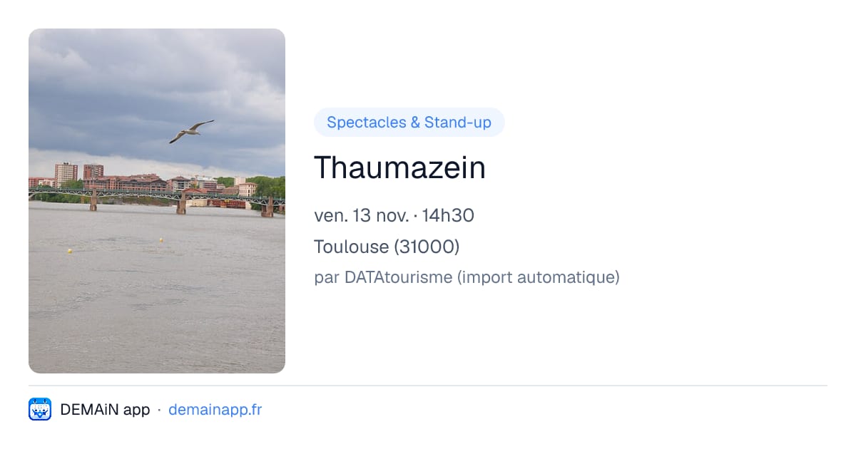Thaumazein — Toulouse