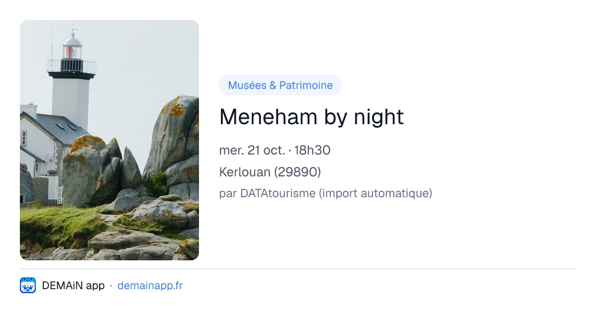 Meneham by night — Kerlouan