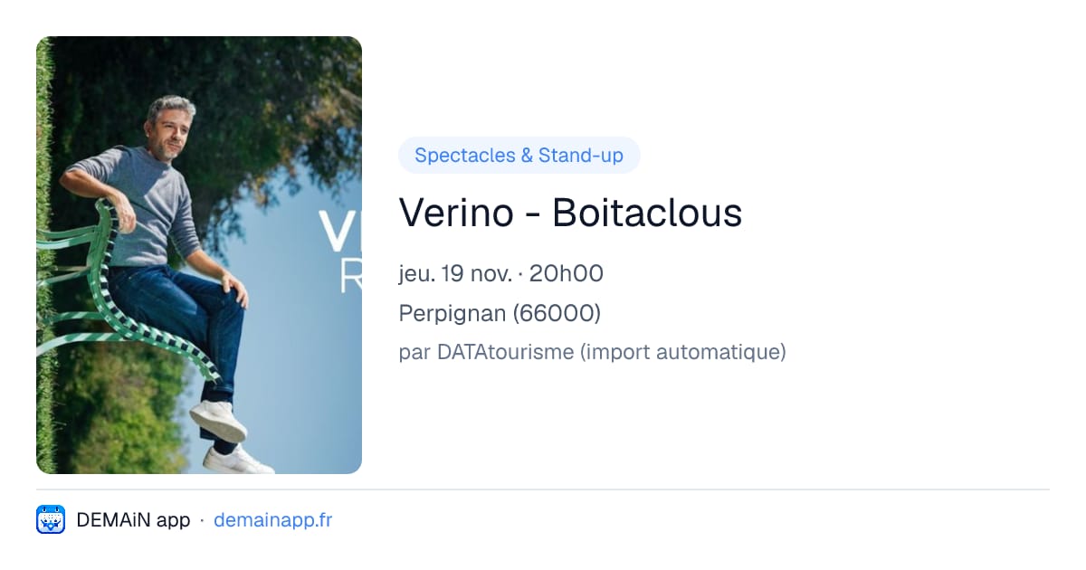 Verino - Boitaclous — Perpignan