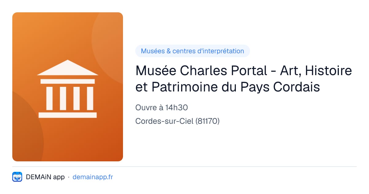 Musée Charles Portal - Art, Histoire et Patrimoine du Pays Cordais — Cordes-sur-Ciel