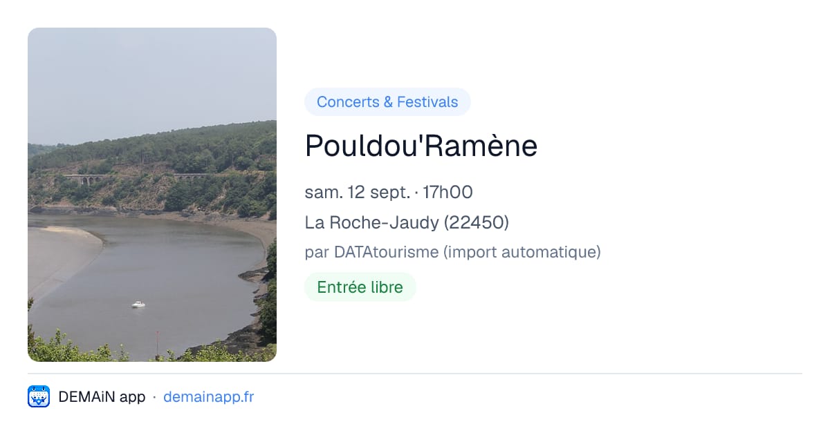 Pouldou'Ramène — La Roche-Jaudy