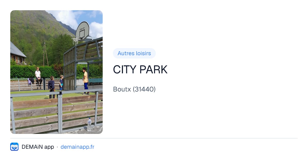 CITY PARK — Boutx