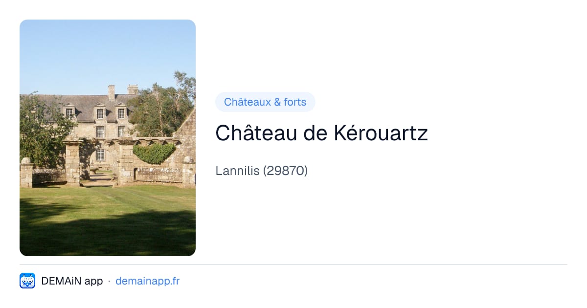 Château de Kérouartz — Lannilis