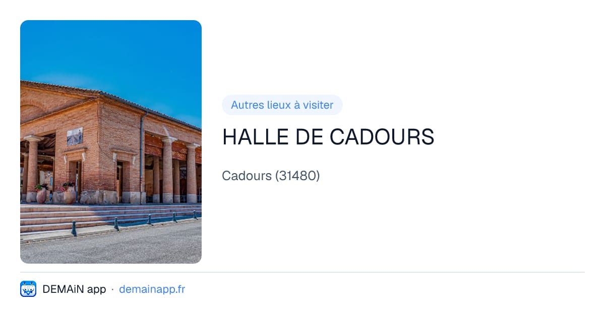 HALLE DE CADOURS — Cadours