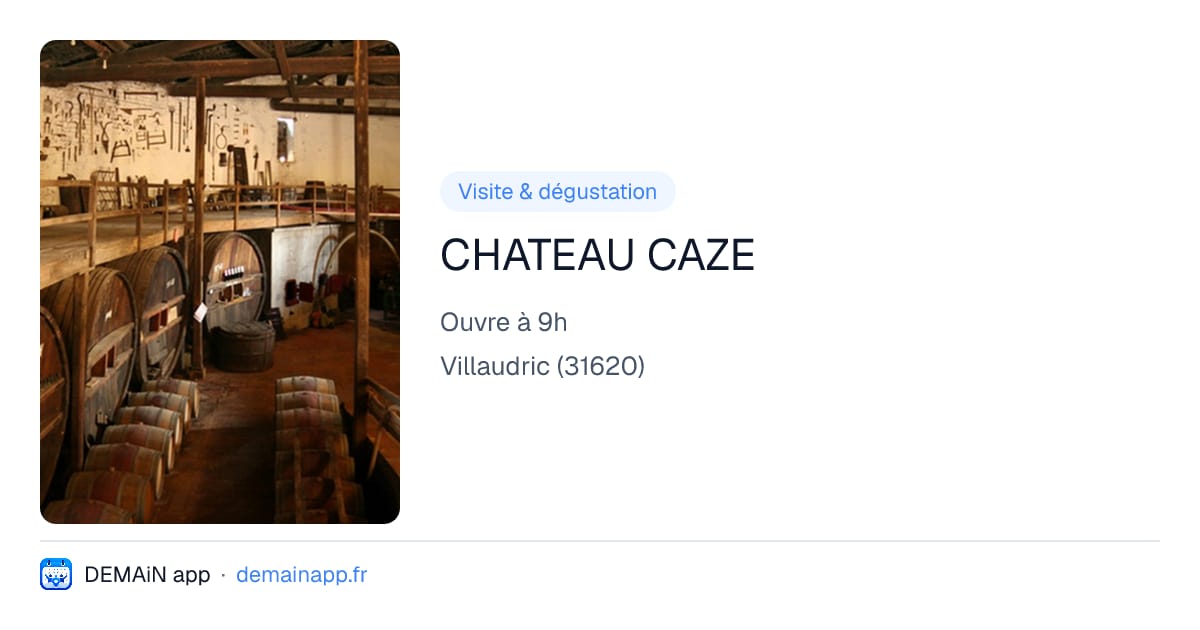 CHATEAU CAZE — Villaudric