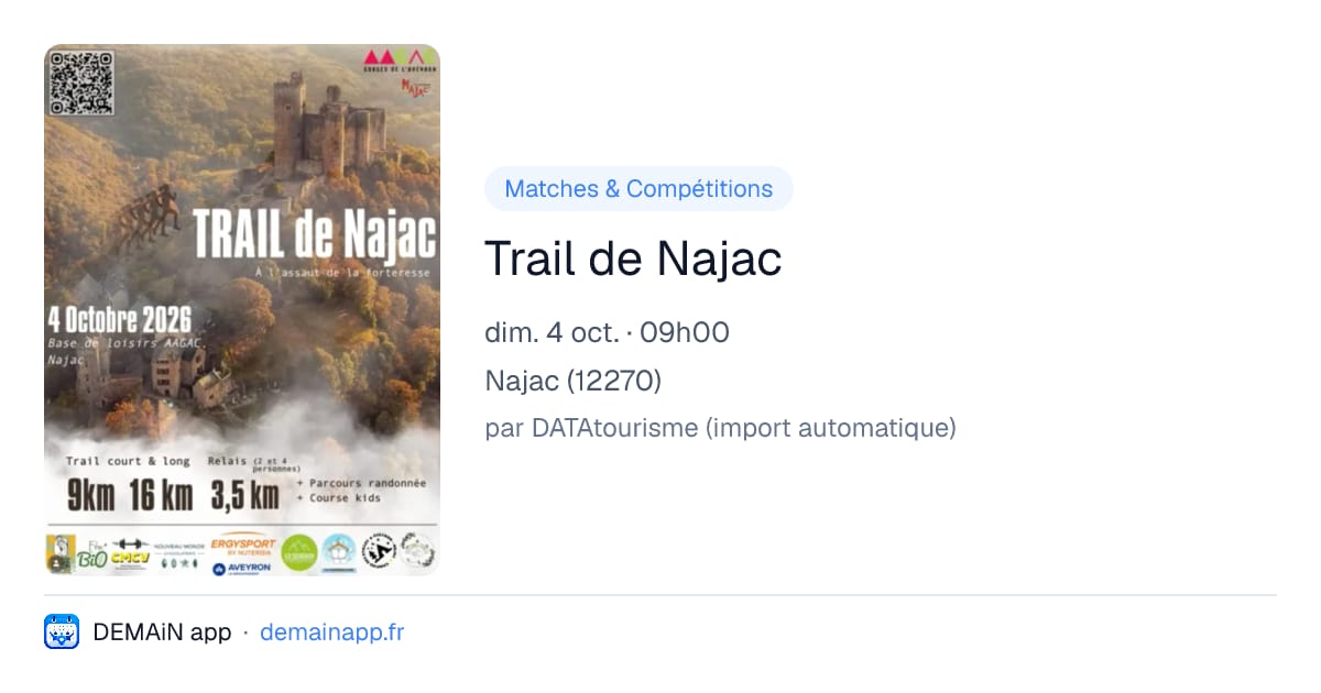 Trail de Najac — Najac