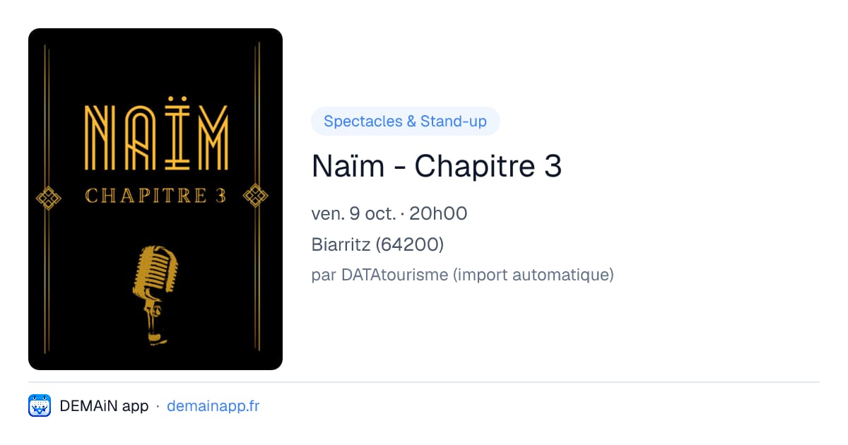 Naïm - Chapitre 3 — Biarritz