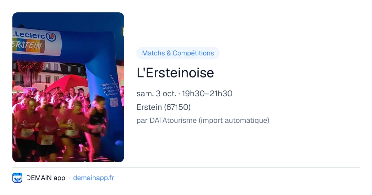 L'Ersteinoise — Erstein