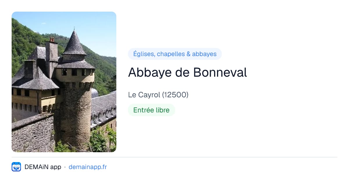 Abbaye de Bonneval — Le Cayrol