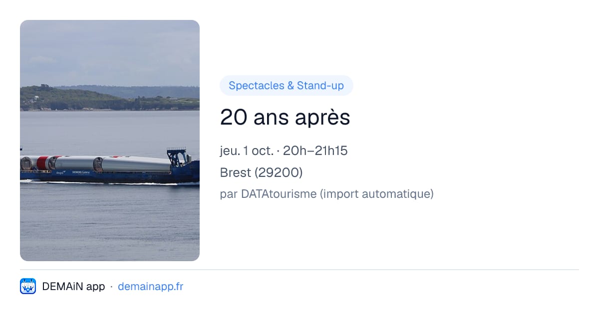 20 ans après — Brest