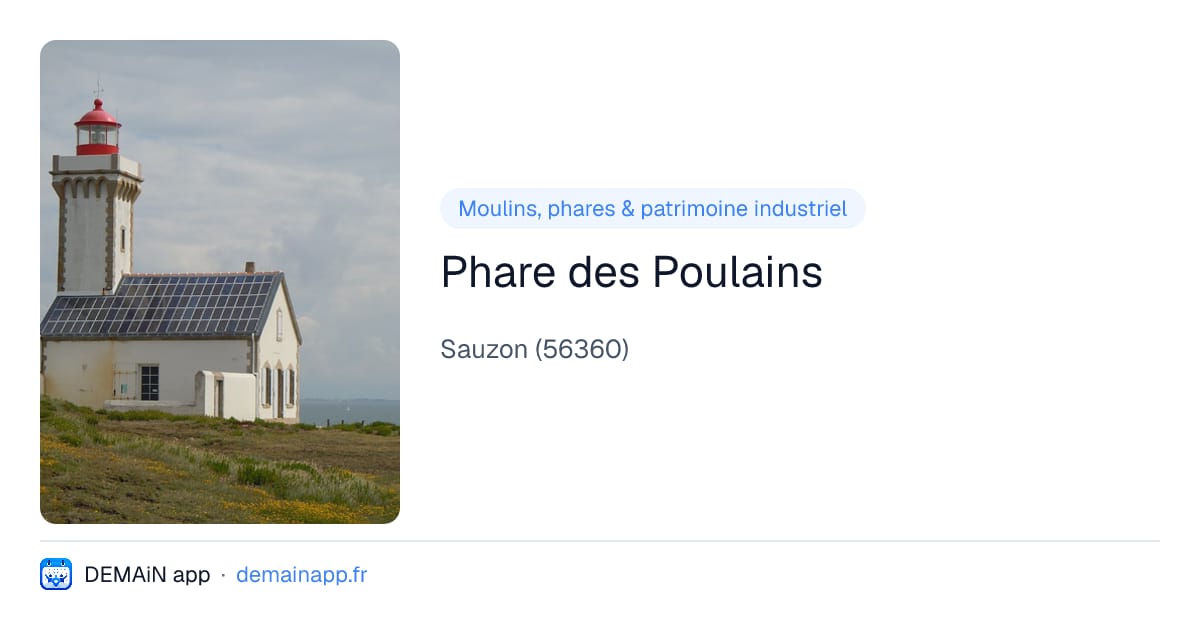 Phare des Poulains — Sauzon