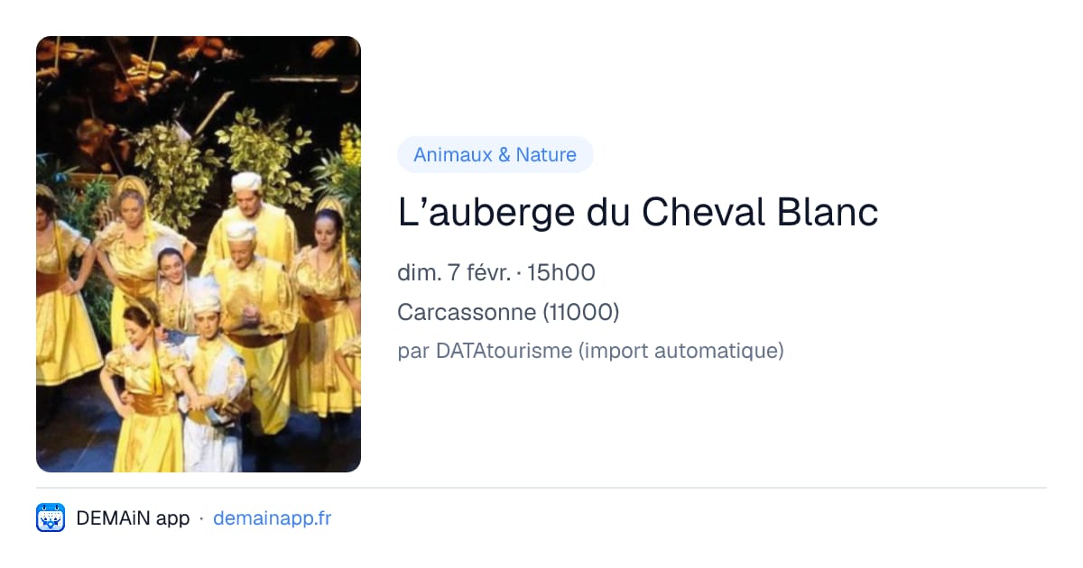 L’auberge du Cheval Blanc — Carcassonne