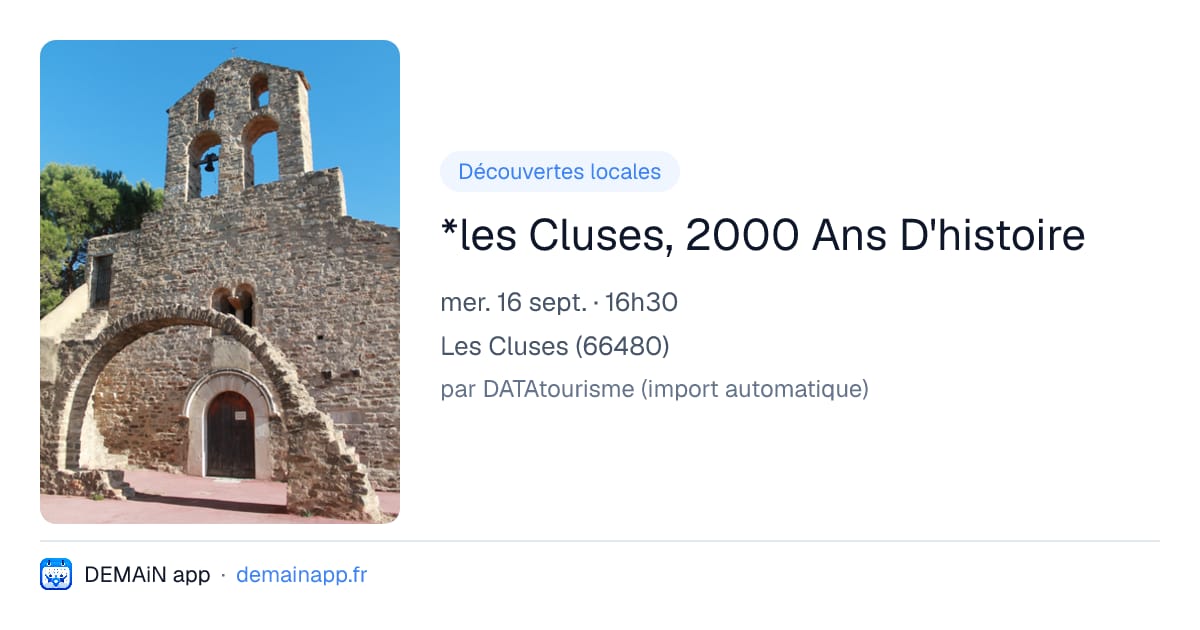 *les Cluses, 2000 Ans D'histoire — Les Cluses