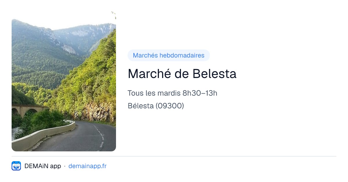 Marché de Belesta — Bélesta
