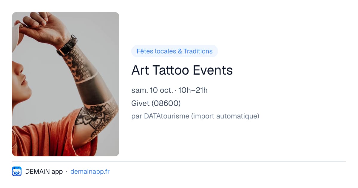 Art Tattoo Events — Givet