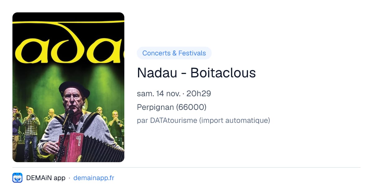 Nadau - Boitaclous — Perpignan