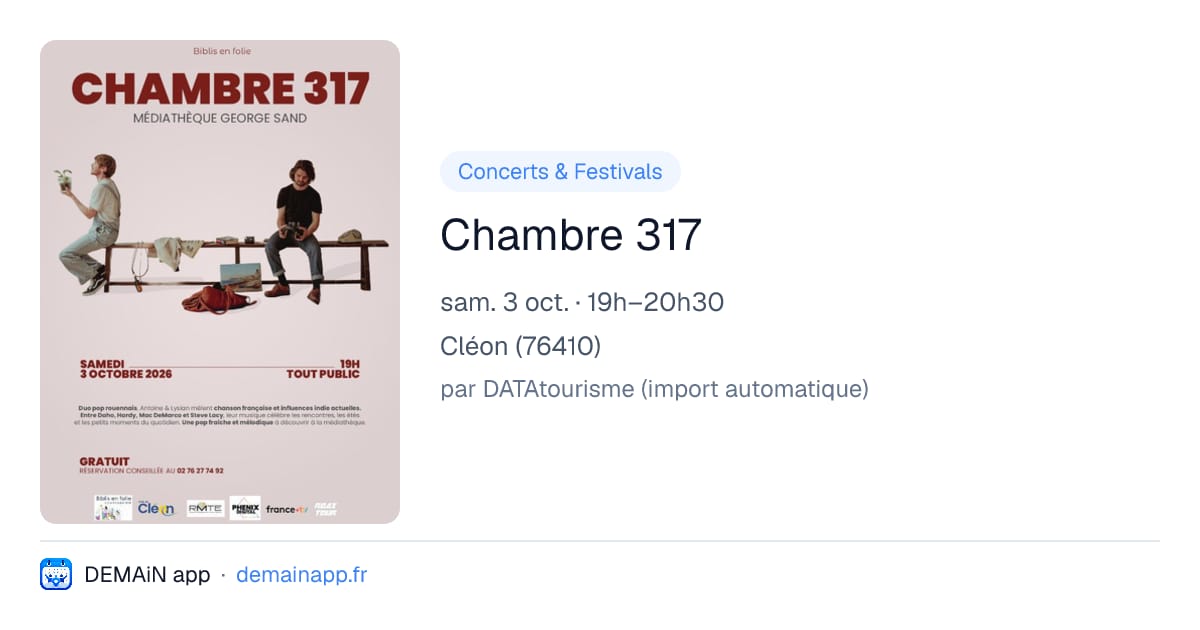 Chambre 317 — Cléon