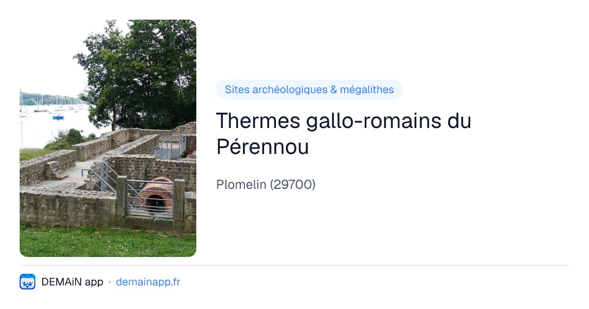 Thermes gallo-romains du Pérennou — Plomelin