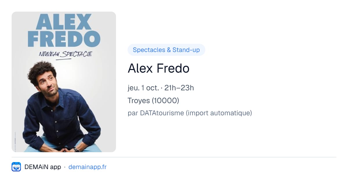 Alex Fredo — Troyes