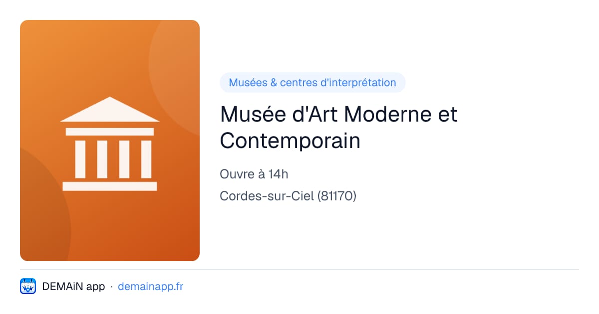 Musée d'Art Moderne et Contemporain — Cordes-sur-Ciel