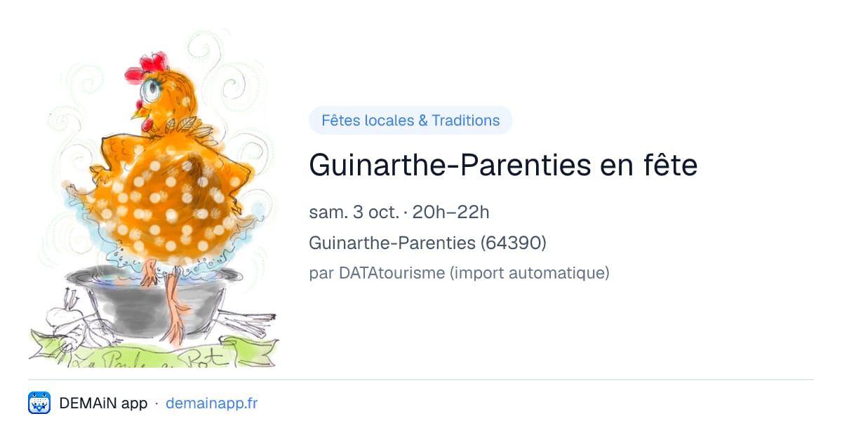 Guinarthe-Parenties en fête — Guinarthe-Parenties