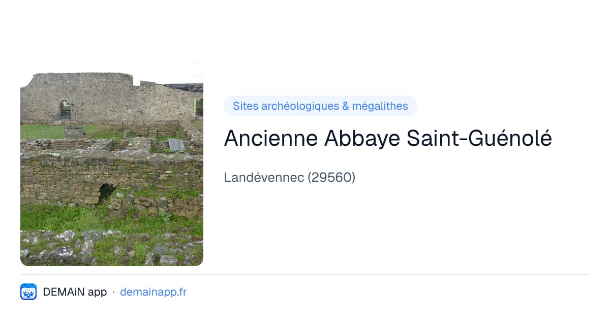 Ancienne Abbaye Saint-Guénolé — Landévennec