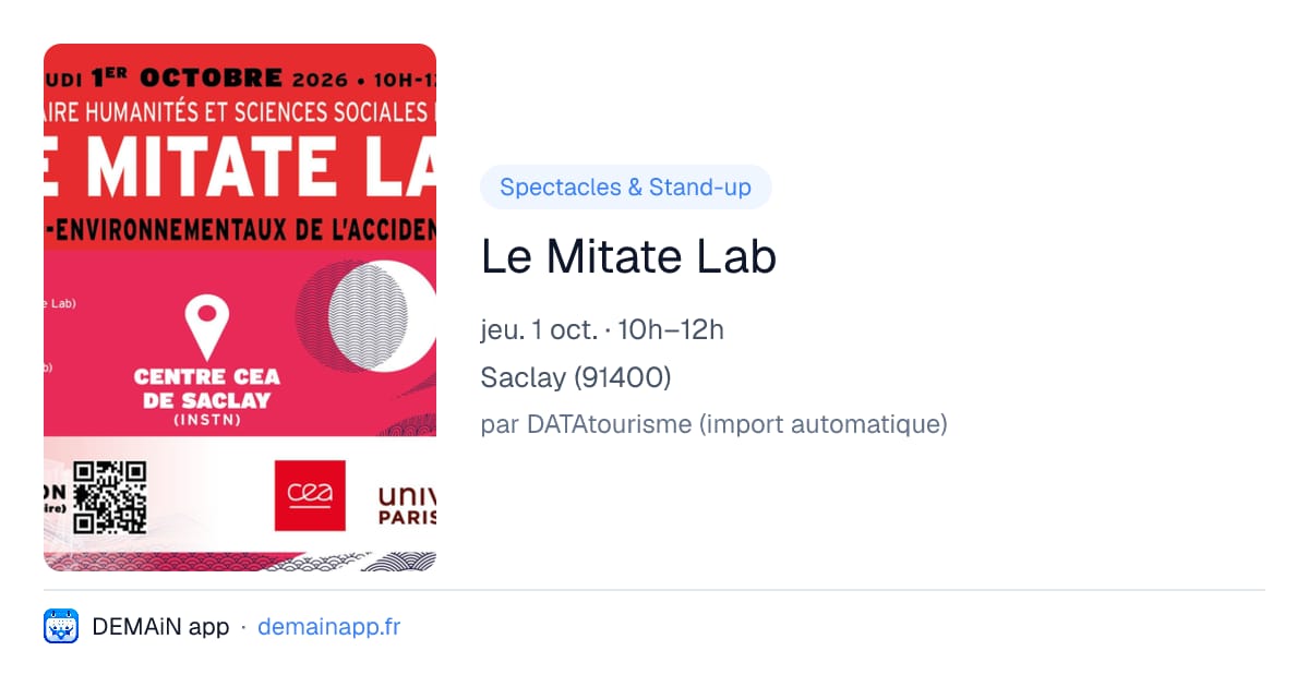Le Mitate Lab — Saclay