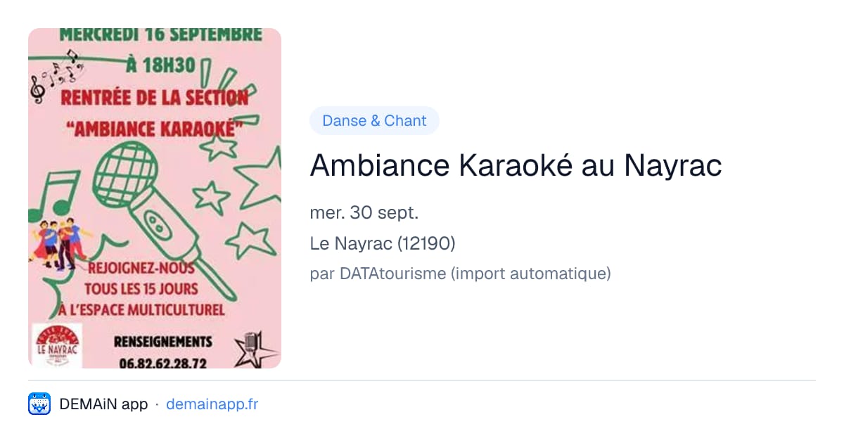 Ambiance Karaoké au Nayrac — Le Nayrac
