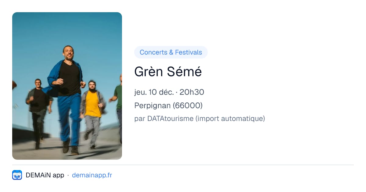 Grèn Sémé — Perpignan